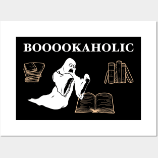 Booookaholic Halloween Costume For Book Fan Posters and Art